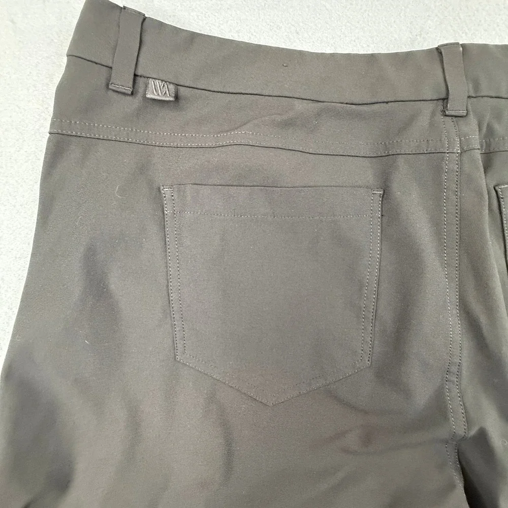 VRST Athletic Pants Mens 40x30 Black 5-Pocket Commuter Performance Trousers